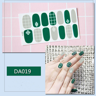 1lap Divat Vegyes minták Körömmatrica Koreai stílusok Ujjhegyek Női Vízálló körömdíszítő pakolások Matricák Manikűr dekorációk