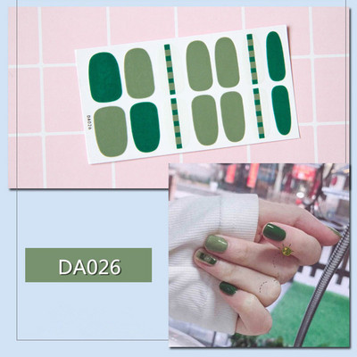 1lap Divat Vegyes minták Körömmatrica Koreai stílusok Ujjhegyek Női Vízálló körömdíszítő pakolások Matricák Manikűr dekorációk