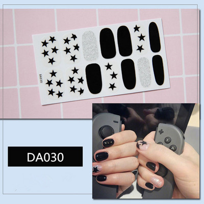 1lap Divat Vegyes minták Körömmatrica Koreai stílusok Ujjhegyek Női Vízálló körömdíszítő pakolások Matricák Manikűr dekorációk