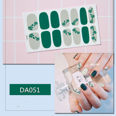 1lap Divat Vegyes minták Körömmatrica Koreai stílusok Ujjhegyek Női Vízálló körömdíszítő pakolások Matricák Manikűr dekorációk