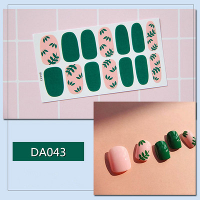 1lap Divat Vegyes minták Körömmatrica Koreai stílusok Ujjhegyek Női Vízálló körömdíszítő pakolások Matricák Manikűr dekorációk