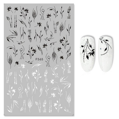 Καλοκαιρινά αυτοκόλλητα νυχιών αβοκάντο ολογραφικά φύλλα τρισδιάστατα διακοσμητικά νυχιών Φρούτα πορτοκαλί Sliders Cherry Nail Water Decals Μανικιούρ