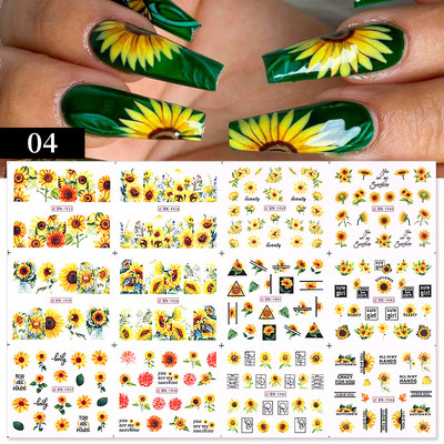 12db őszi arany levelek körömmatricák csúszkák manikűrhöz Maple Leaf Nail Art vízmatricák transzferfólia őszi dekorációhoz