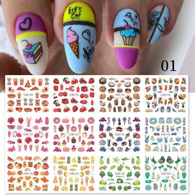 12db őszi arany levelek körömmatricák csúszkák manikűrhöz Maple Leaf Nail Art vízmatricák transzferfólia őszi dekorációhoz