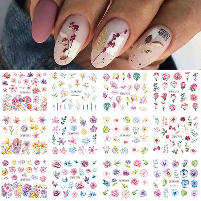 12db őszi arany levelek körömmatricák csúszkák manikűrhöz Maple Leaf Nail Art vízmatricák transzferfólia őszi dekorációhoz