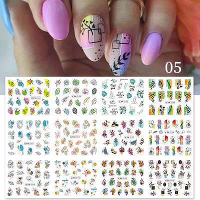 12db őszi arany levelek körömmatricák csúszkák manikűrhöz Maple Leaf Nail Art vízmatricák transzferfólia őszi dekorációhoz