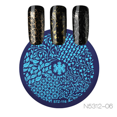 ROSALIND küünekunsti templitempliplaat roostevabast terasest küünešabloon 20 stiili maniküüri šabloontööriistade tembeldamiseks