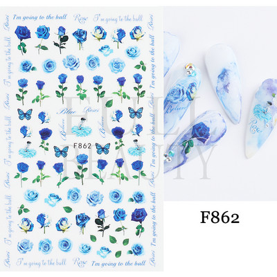 1 τεμ. 3D αυτοκόλλητο νυχιών Αισθητικό μαύρο φίδι, κακά μάτια, γοτθική διακόσμηση κρανίου με μάγισσα, νυχιών πεταλούδα ρυθμιστικό για μανικιούρ GLF792