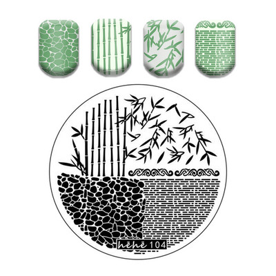 Γαλλικό λουλουδάτο στένσιλ Πρότυπο ρίγες στάμπας πλάκες γκράφιτι μοτίβο καρτούν Πλάκες με εικόνα καρτούν Εργαλεία μανικιούρ νυχιών