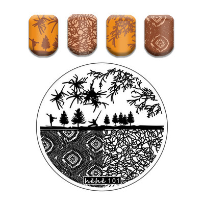 Γαλλικό λουλουδάτο στένσιλ Πρότυπο ρίγες στάμπας πλάκες γκράφιτι μοτίβο καρτούν Πλάκες με εικόνα καρτούν Εργαλεία μανικιούρ νυχιών