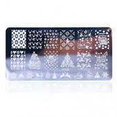 Praktičan, praktičan za rukovanje, lagani DIY šablon za manikuru Ploča za nokte Predložak za nokte od nehrđajućeg čelika za žene