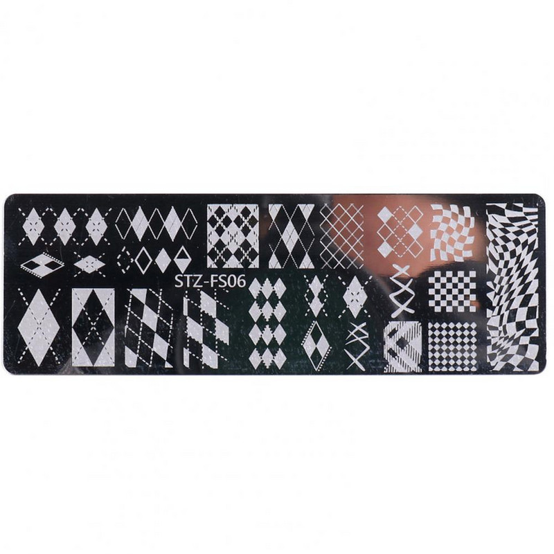 Πλάκα για σφράγιση νυχιών Διάφορα μοτίβα Καθαρά χαραγμένα λουλούδια βερνίκι εκτύπωσης με προστασία από τη σκουριά Σφραγίδα τέχνης νυχιών για κορίτσι