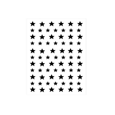 Nail Art Spray mall Love Heart Star Dekoratsioon Isekleepuv Airbrush Nail Art Mall Väljalõike kleebised Küünetarbed