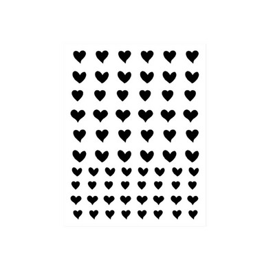 Nail Art Spray mall Love Heart Star Dekoratsioon Isekleepuv Airbrush Nail Art Mall Väljalõike kleebised Küünetarbed