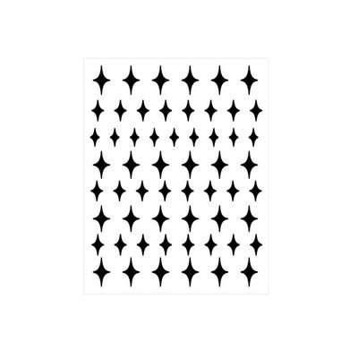 Nail Art Spray mall Love Heart Star Dekoratsioon Isekleepuv Airbrush Nail Art Mall Väljalõike kleebised Küünetarbed