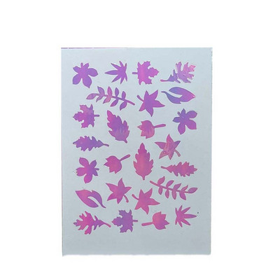 Nail Art Spray mall Love Heart Star Dekoratsioon Isekleepuv Airbrush Nail Art Mall Väljalõike kleebised Küünetarbed