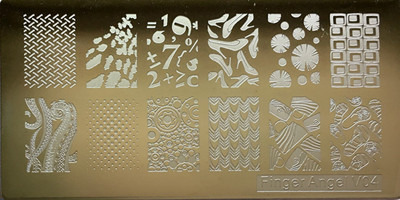 1 tk ristkülik 6*12 cm küünte stantsimisplaadid Konad tembeldavad küünte kunsti maniküüri mallid küünte templiplaadid