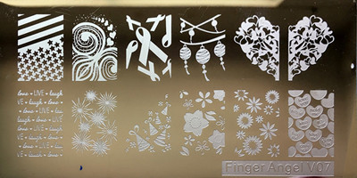 1 tk ristkülik 6*12 cm küünte stantsimisplaadid Konad tembeldavad küünte kunsti maniküüri mallid küünte templiplaadid