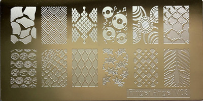 1 tk ristkülik 6*12 cm küünte stantsimisplaadid Konad tembeldavad küünte kunsti maniküüri mallid küünte templiplaadid