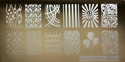 1 tk ristkülik 6*12 cm küünte stantsimisplaadid Konad tembeldavad küünte kunsti maniküüri mallid küünte templiplaadid