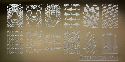 1 tk ristkülik 6*12 cm küünte stantsimisplaadid Konad tembeldavad küünte kunsti maniküüri mallid küünte templiplaadid