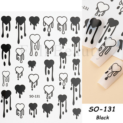 Τρισδιάστατα αυτοκόλλητα αποκριάτικων νυχιών Sugar Skull Sliders For Nails Σχέδιο Anime Joker Blood Scars Lips Decals Decal Manicure Decor GLCS-052