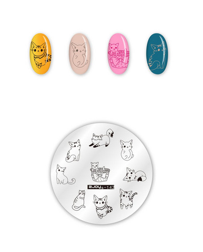 Kerek DIY virág csipke vonalminták acél sablonok körömbélyegző körömdíszítő képlemez manikűr körömdíszítő bélyegsablon