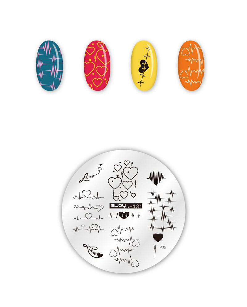 Kerek DIY virág csipke vonalminták acél sablonok körömbélyegző körömdíszítő képlemez manikűr körömdíszítő bélyegsablon