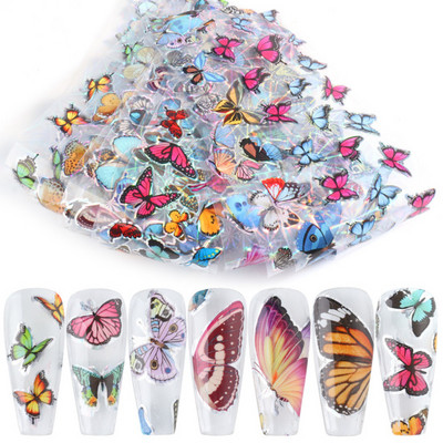 10 tk Chrome Holograafilised Naelad Fooliumid Kleebised Metallist Peegel Laser Disain Transfer Liugurid Maniküür Tähistaevas Paberkleebised #DXH04