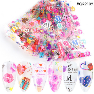 10 tk Chrome Holograafilised Naelad Fooliumid Kleebised Metallist Peegel Laser Disain Transfer Liugurid Maniküür Tähistaevas Paberkleebised #DXH04