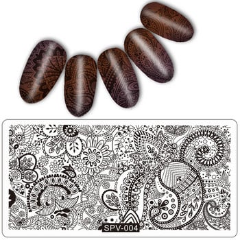 New Arrival 1 PC Nail Art Print Stamping Plates Πρότυπο νυχιών Beauty Stencil Μανικιούρ DIY Styling Pretty Good Tools