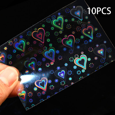 5/10 ΤΕΜ. 3D αυτοκόλλητα νυχιών Heart Love Αυτοκόλλητο συρόμενο για την ημέρα του Αγίου Βαλεντίνου Αυτοκόλλητο Διακοσμήσεις νυχιών Arts Decal Εργαλείο μανικιούρ