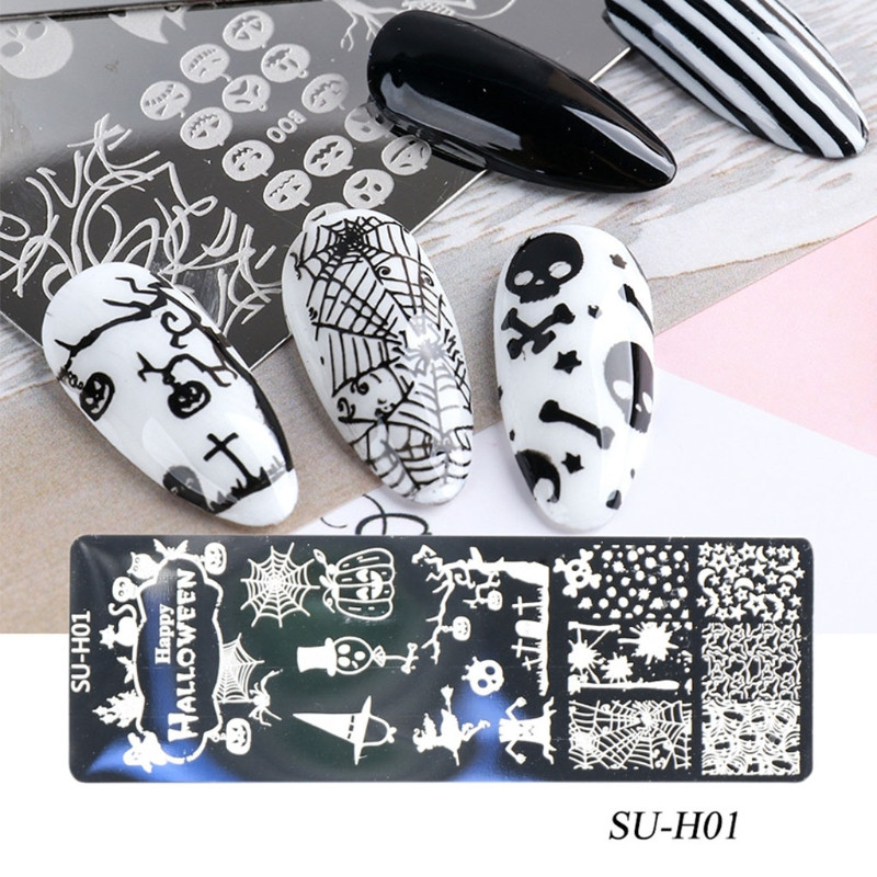 Komplet štanca za nokte Ploča za štancanje s olovkom za nokte Štampač za nokte za šablonu za manikuru Easy DIY Nail Art Dropshipping