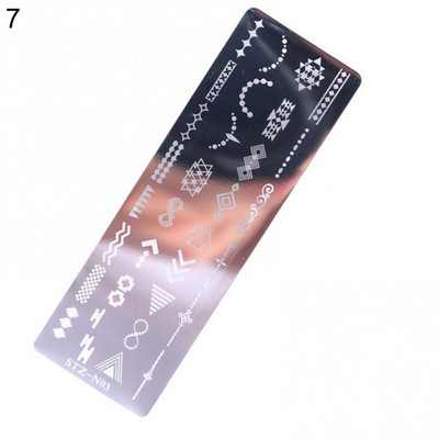 2021 ΝΕΟ Σφραγιστικό κεφαλής διπλής όψης Γυάλισμα ζωγραφικής Σχέδιο μανικιούρ Πρότυπα νυχιών Εργαλείο στυλό νυχιών με κεφαλή σφουγγαριού