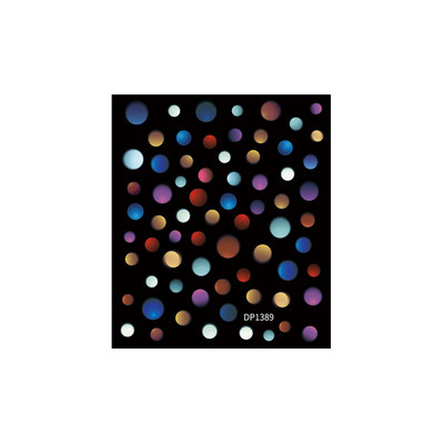 3D fluoreszkáló hullámvonal körömmatricák toll tűzijáték bolygó örvény szalag csík köröm matricák körömdíszítés