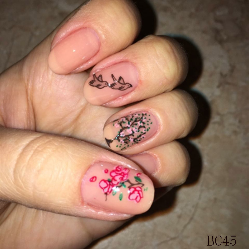 Geometria téglalap bélyegzősablon virág geometriai mintás manikűr körömdíszítő bélyegző képtábla