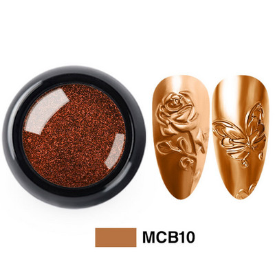 Alat za ukrašavanje silikonskih leptira za ukrašavanje noktiju Silikonski predložak za ukrašavanje noktiju Kalup za nokte u prahu Kromirani dodaci za manikuru nail art