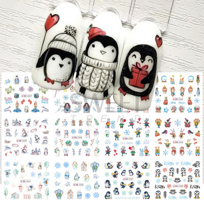 12db Cute Cows Prints Körömmatricák Fekete Fehér Tejes Tehenek Vízcsúszdák körmökhöz Fun Farm Manikűr Barkács Dekor Köröm Szerszámok SABN