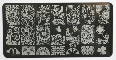 Όλα τα φύλλα Μοτίβο δάσους Ζωικά δέντρα Πρότυπο σφραγίδας εικόνας 6*12 εκ.