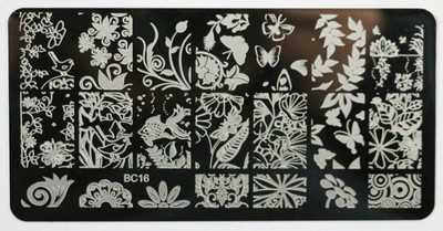 Όλα τα φύλλα Μοτίβο δάσους Ζωικά δέντρα Πρότυπο σφραγίδας εικόνας 6*12 εκ.