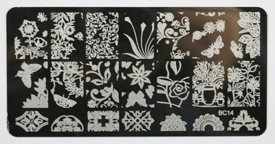 Όλα τα φύλλα Μοτίβο δάσους Ζωικά δέντρα Πρότυπο σφραγίδας εικόνας 6*12 εκ.