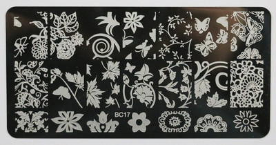 Όλα τα φύλλα Μοτίβο δάσους Ζωικά δέντρα Πρότυπο σφραγίδας εικόνας 6*12 εκ.