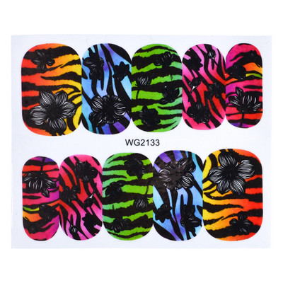 1 τεμ. Αυτοκόλλητα για νύχια Τριαντάφυλλα λουλούδια Σχέδια συρόμενα Διακοσμητικά νυχιών Μανικιούρ Νερό Αυτοκόλλητα Πολωνικά Φύλλα μεταφοράς Συμβουλή TRWG-1