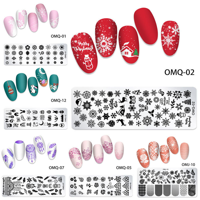 Plăci de ștanțare Scorpion, lebădă, iepure, pisică, imagine animală, șablon din oțel inoxidabil, tipar pentru unghii, textura