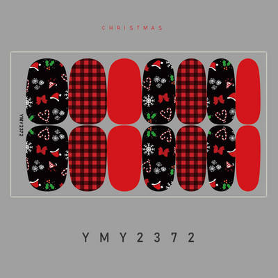 Novopristigle festivalske naljepnice za nokte Zimske pahuljice Rukavice Naljepnice za nokte 14 savjeta Božićna punopokrivna pasta Dodaci za šminkanje