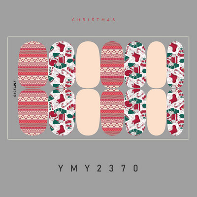 Novopristigle festivalske naljepnice za nokte Zimske pahuljice Rukavice Naljepnice za nokte 14 savjeta Božićna punopokrivna pasta Dodaci za šminkanje