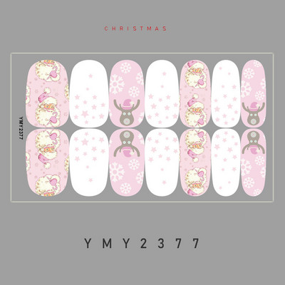 Novopristigle festivalske naljepnice za nokte Zimske pahuljice Rukavice Naljepnice za nokte 14 savjeta Božićna punopokrivna pasta Dodaci za šminkanje