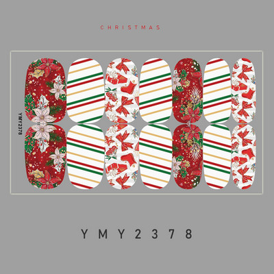 Novopristigle festivalske naljepnice za nokte Zimske pahuljice Rukavice Naljepnice za nokte 14 savjeta Božićna punopokrivna pasta Dodaci za šminkanje