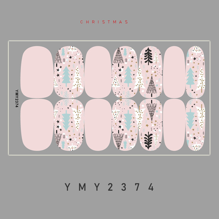 Novopristigle festivalske naljepnice za nokte Zimske pahuljice Rukavice Naljepnice za nokte 14 savjeta Božićna punopokrivna pasta Dodaci za šminkanje