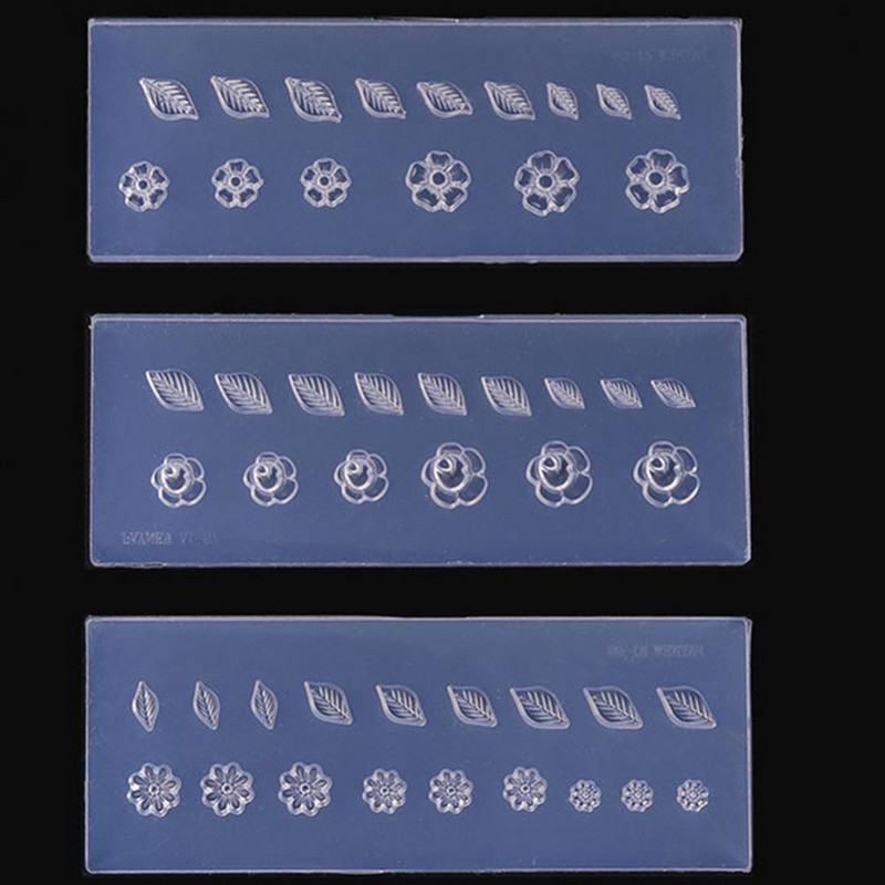 Silikoonist 3D vorm küünte šabloonid küüned nikerdamine templiplaat küünekunsti šabloon UV geellakk maniküür vorm isetegemise tööriistad